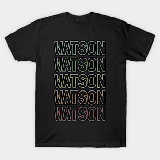 Watson Name Pattern T-Shirt